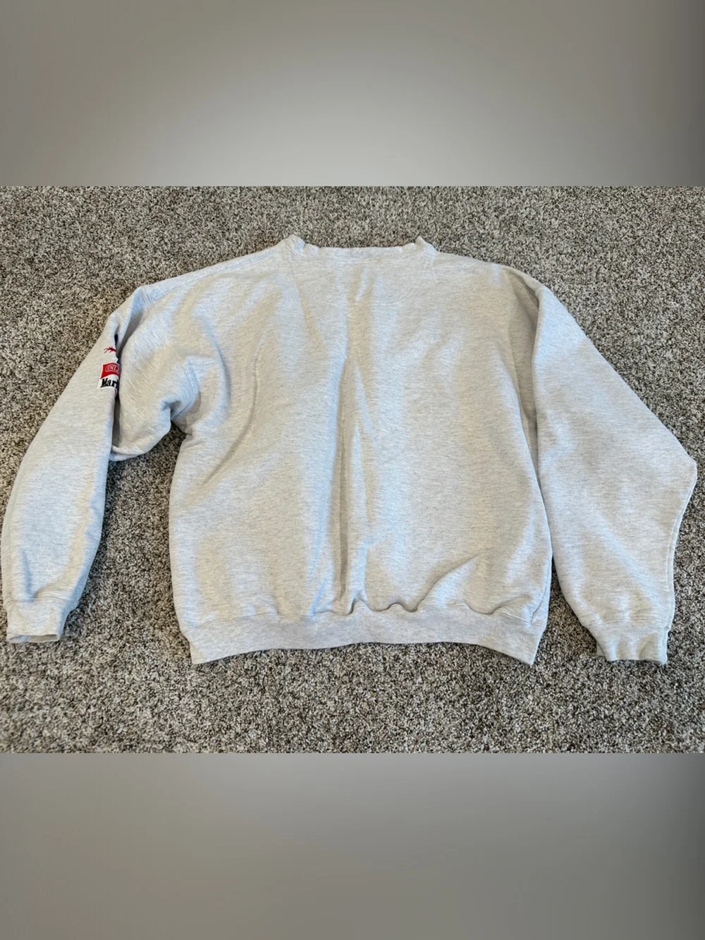 Vintage Marlboro Unlimited Sweatshirt Gray Embroidered Sleeve Size S